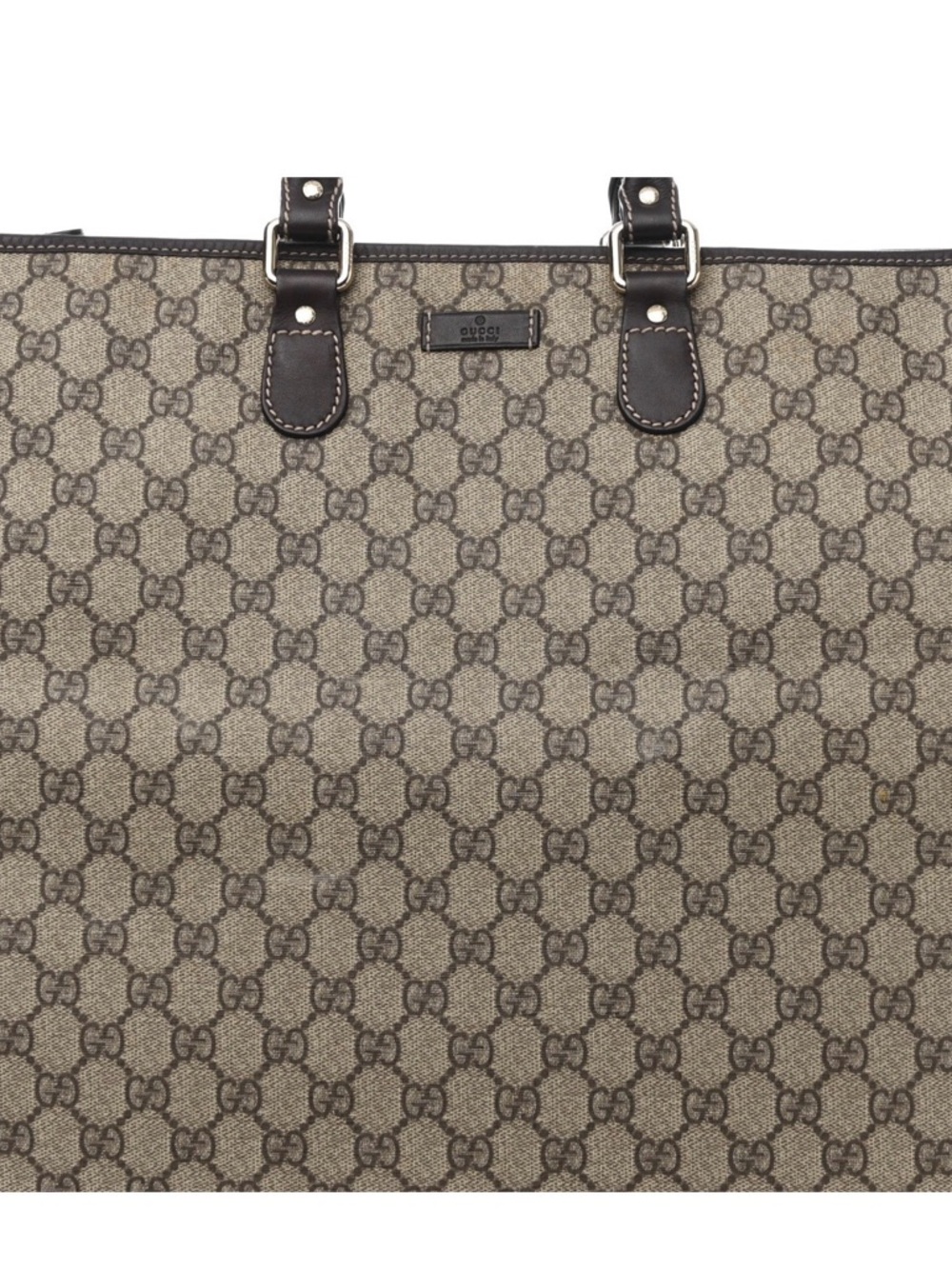 GG Plus Monogram XL Tote Dark Brown - Picture 11 of 11